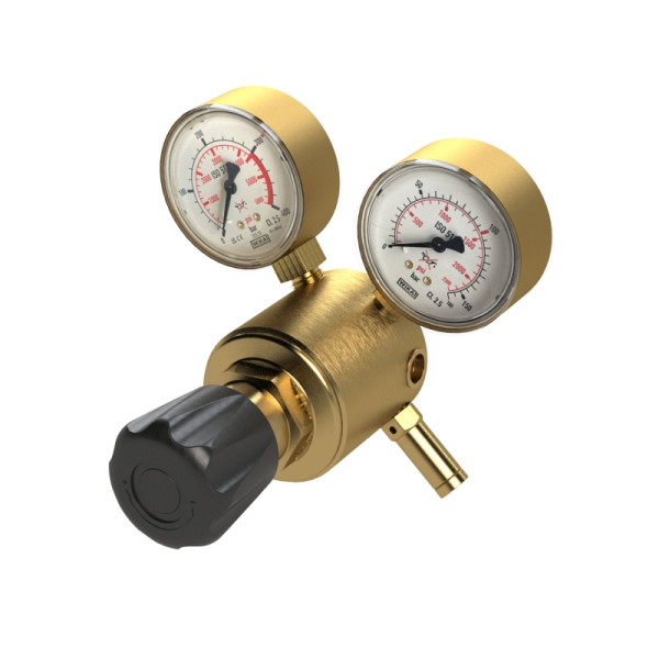 Riegler Leitungsdruckregler 300 bar, inklusive Manometer, G 1/4 IG, 1 - 100 bar, 148148