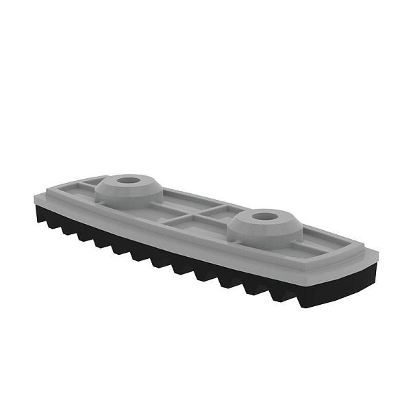 Munk Günzburger Steigtechnik nivello-Fußplatte Standard für Holmhöhe 58/73 mm, VE: 2 Stück, 019209