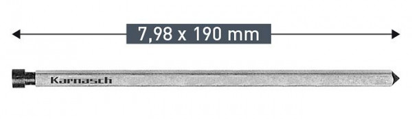 Karnasch Auswerferstift 7,98x190mm, VE: 6 Stück, 201423