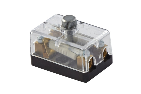 HELLA Sicherungsdose, 2-polig, 8A, glasklar, Stecker: Schraubkontakt, mit Sicherung, 8JD 002 289-211