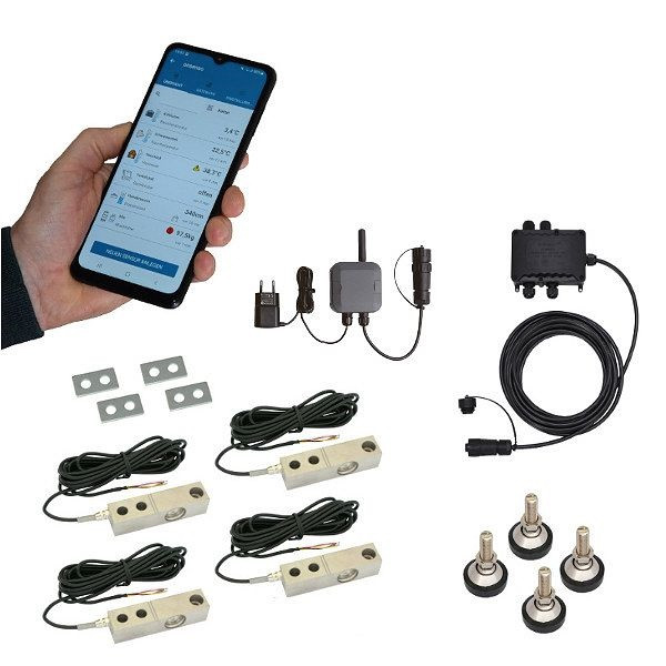 AGRIS Waagenbausatz 4 x 2t mit Onsenso-Fernüberwachung, AGWSBH2T4-ON