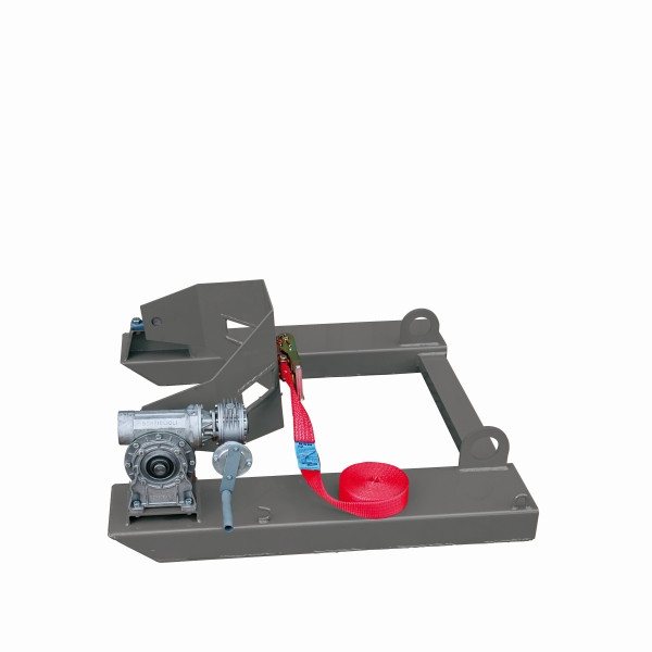 Eichinger Industrie Fass- und Tonnenkipper, Kurbel, 1 x Fass anthrazitgrau, 22310100000096
