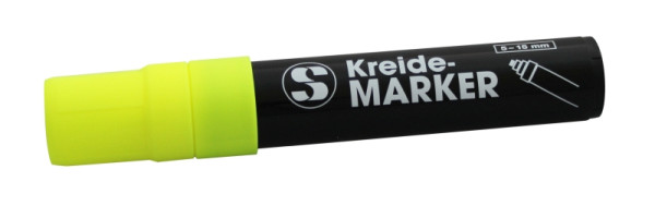 Schneider Kreidestift 15 mm, Farbe gelb Schreibdicke: 5-15 mm, 198912