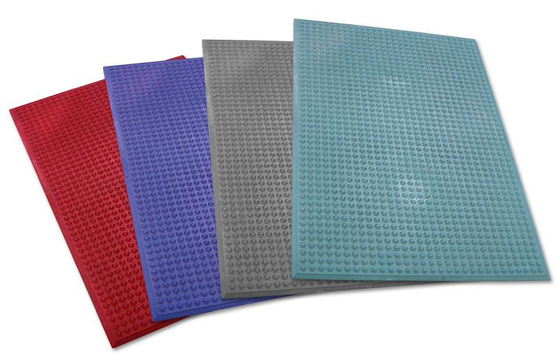 Ergomat Hygiene Grau Reinraum + Anti-Ermüdungs-Matte, Nahrung- und Medizinische Bereiche, Länge 90 cm, Breite 60 cm, EH6090-GRA