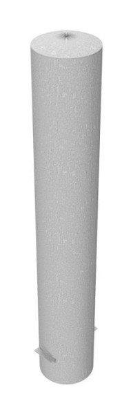 Schake Stahlrohrpoller Ø 193 x 3,6 mm ortsfest, zum Einbetonieren feuerverzinkt, Gesamtlänge: 1200 mm, 40190