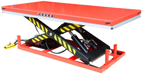 Schefer Hydraulischer Hubtisch Einfachschere HTE Eco Professional, 1,0t, Plattformlänge: 2000 mm, Plattformbreite: 850 mm, 120161020085