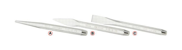 KS Tools Körner, hochglanz verchromt, 8-kant, Durchmesser 5mm, 156.0175