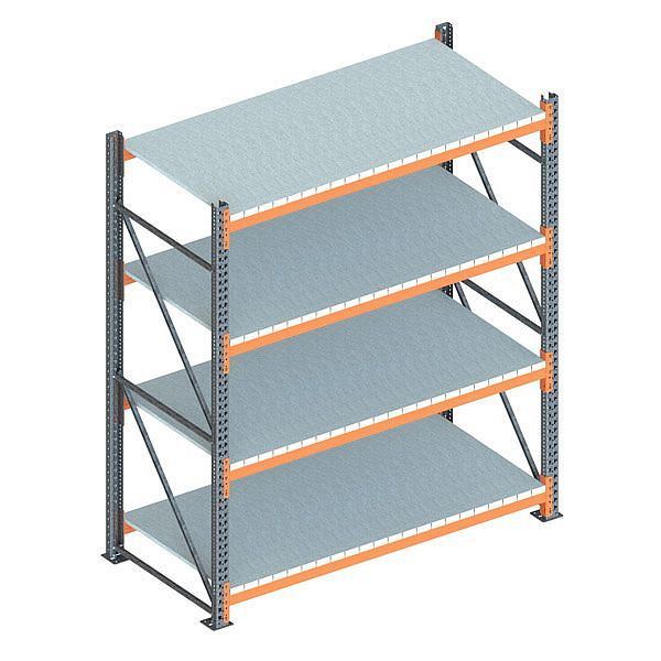 Meta Großfachregal GR 2700x2225x1100 mm, verzinkt/RAL 2001, 200188565