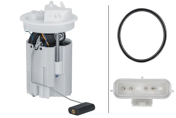 HELLA Kraftstoff-Fördereinheit, 12V, elektrisch, 6-polig, mit Dichtung, 8TF 358 302-951