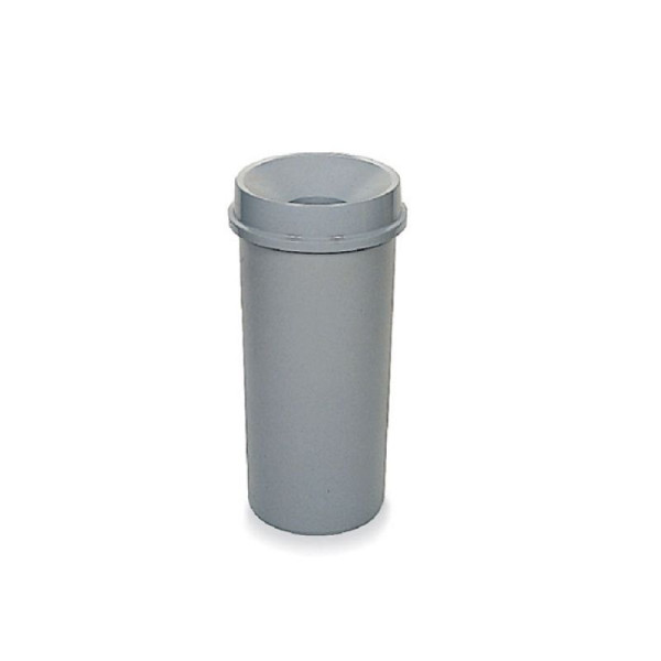 Stein HGS Abfallcontainer -Styleline- Rubbermaid, Mit Trichterdeckel, grau, 12161-02