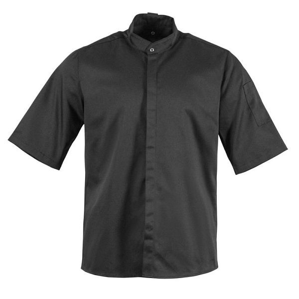 Southside Stehkragenjacke Schwarz Größe M, Kurzarm, BB711-M