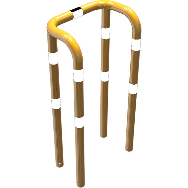 Stein HGS Rammschutzbügel -Solid- 90° Doppelbügel, 750x1150mm /zum Einbetonieren, 477.69bg