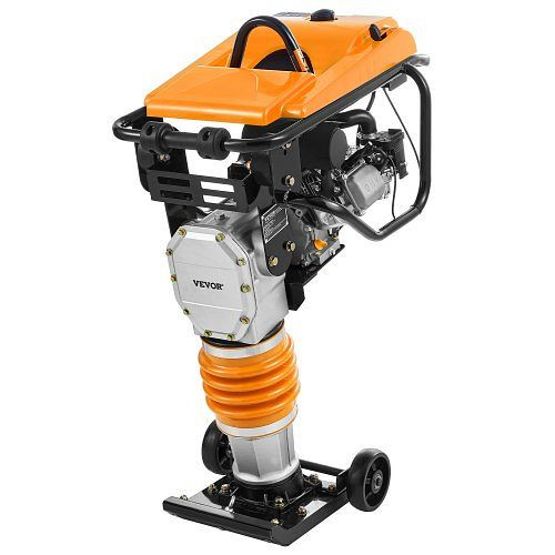 VEVOR Vibrationsstampfer, 6,5 PS, 196-cc, 3600 lbs Schlagkraft, 26" Verdichtungstiefe, für Erde, Kies, Fundamente, Beton, CJHDDH65HPOZQM1Q7V0