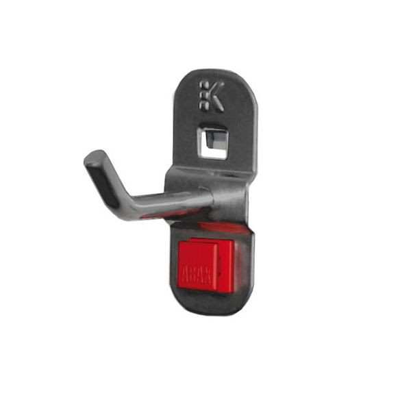 Kappes RasterPlan/ABAX Werkzeughalter anthrazitgrau, L 50 mm, mit schrägem Hakenende, Ø 6 mm, 3340.00.5108