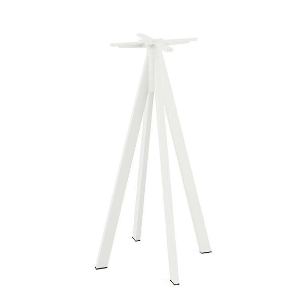 Feros Infinity Tischgestell hoch Weiß, 60x60x108 cm, 12005