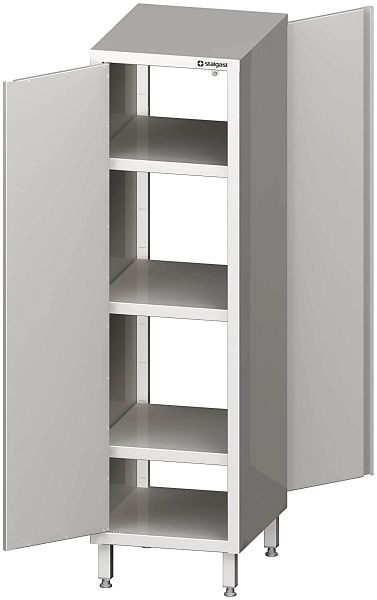 Stalgast Durchreiche-Hochschrank mit Flügeltüren, 600x500x1800 mm, verschweißt, VHK06503