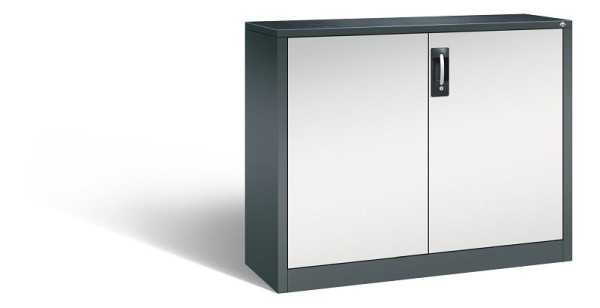 C+P Werkzeugschrank Acurado, H1000xB1200xT400mm, Farbe: Anthrazitgrau / Lichtgrau, Muldengriff, 8830-000 S10261