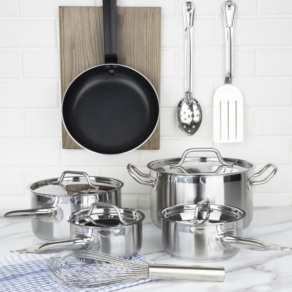 Vogue Nisbets Essentials Cook Like A Pro 5-teilig Kochgeschirr-Set, SA690