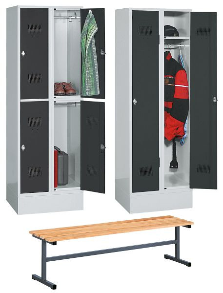 Kraftwerk Garderobe, Farbe: Lichtgrau RAL 7035, 111.999.002