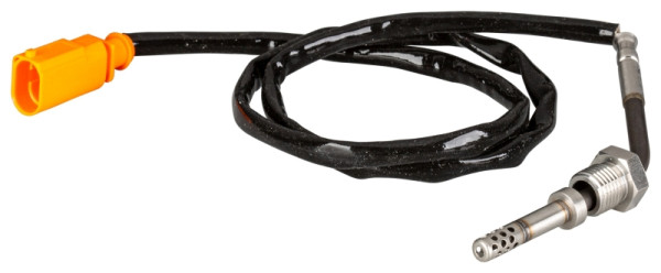 HELLA Sensor, Abgastemperatur, 2-polig, geschraubt, Kabel: 345mm, 6PT 010 376-181