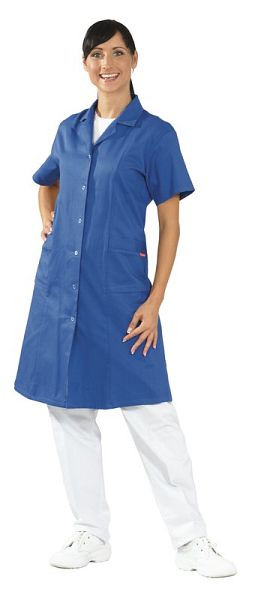 Planam Damen Berufsmantel Baumwolle 1/4-Arm, kornblumenblau, Größe 40, 1686040