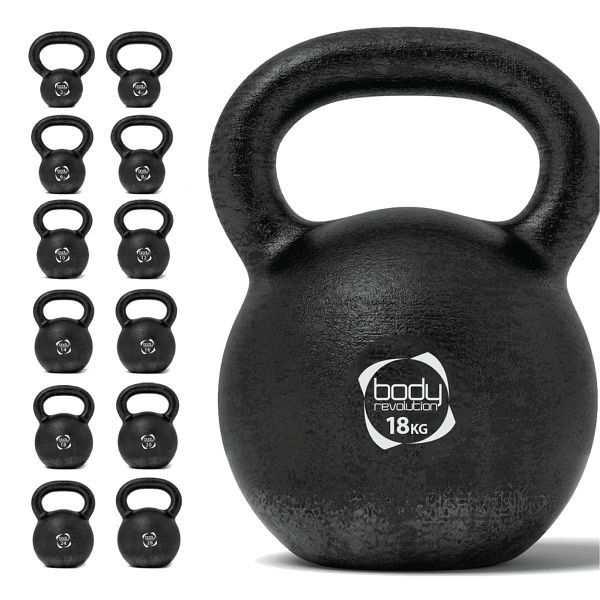 Monster Kettlebell aus Gusseisen 18 kg, 30058, 0799872166593