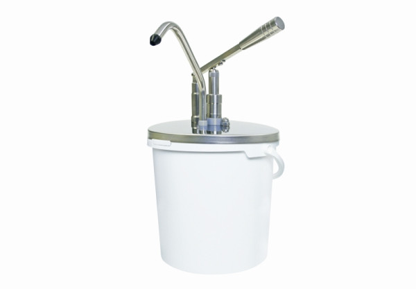 Schneider Dosierspender mit Hebel für Eimer 10 Liter, mit Kunststoffeimer, Ø250 mm Höhe: 440 mm, 152490