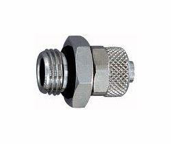 Riegler Gerade Einschraubverschraubung, Außengewinde zylindrisch mit O-Ring (NBR), 110481