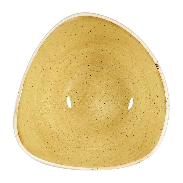 Churchill Stonecast Dreieckige Schalen, Senfkorngelb, 153 mm, VE: 12 Stück, DW375