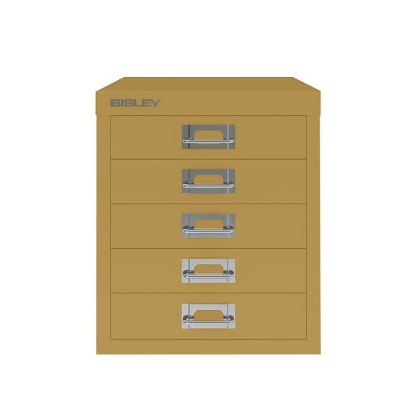 Bisley MultiDrawer™, 5 Schubladen à H 51 mm, DIN A4, 682 dijon, L125682