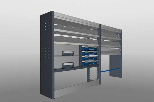Plastipol-Scheu Profi-Line Fahrzeugeinrichtungslösung Modul 1145x1990x310 mm, PL 716