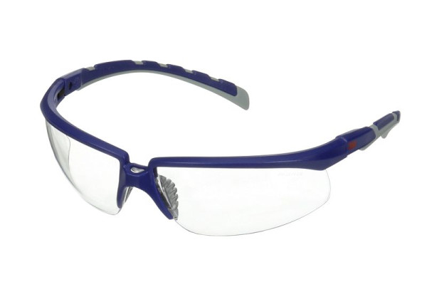 3M Schutzbrille Solus 2000, klar, Polycarbonat-Scheibe, kratzfest, S2001ASP-BLU, 271463