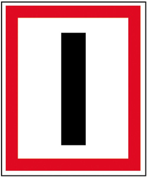 SafetyMarking Hinweisschild für die Feuerwehr, Brandmauer, BxH 20x25 cm, Aluminium, 11.2698
