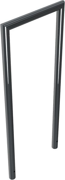 Schake Rohrbügel aus Stahlrohr Ø 48 x 2,5 mm, Gesamtbreite 500 mm, verzinkt und beschichtet DB 703, 447_09B
