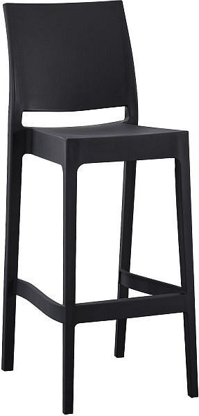 CLP Barhocker Flamur, schwarz, 327596, 4255716380328
