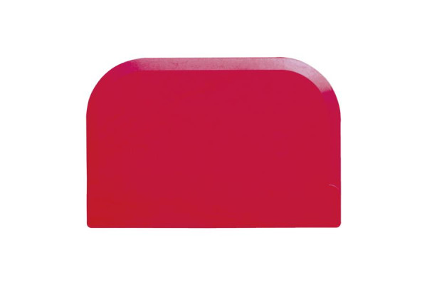 Schneider Cremeschaber, ABS, rot, Größe: 151 x 102 mm, 227856