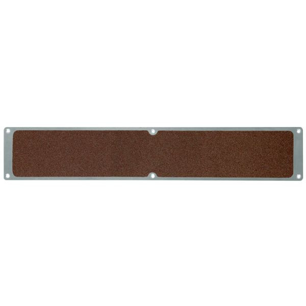 Mehlhose Antirutschplatte Aluminium mit m2 Antirutschbelag, Universal braun 114x635mm, APM1OF1