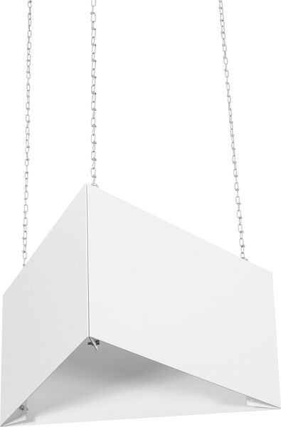Moedel Deckenabhängung "TRIO", 3-seitig, Aluminium, 400x200 mm, 101857