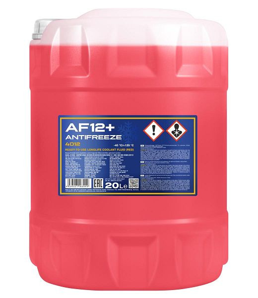 MANNOL 4012 Lösung AF12+ (-40) Longlife, VE: 20 l, MN4012-20
