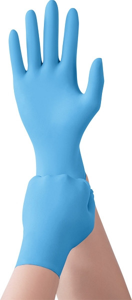 Kunzer Nitril-Einweghandschuhe blau, Größe: 9/L Dispenser-Box, VE: 100 Stück, 9NH09