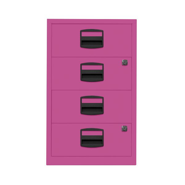 Bisley Home Beistellschrank PFA, 4 Universalschubladen, 681 fuchsia, PFA4S681