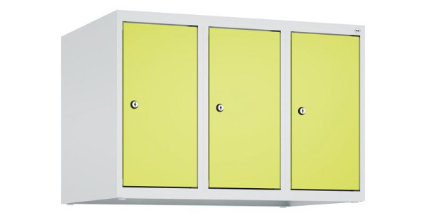 C+P Schrankaufsatz Classic PLUS, Aufsatzschrank, 7035, Zylinderschlösser, 500x750x500mm, Viridingrün, 080090-39 S10025