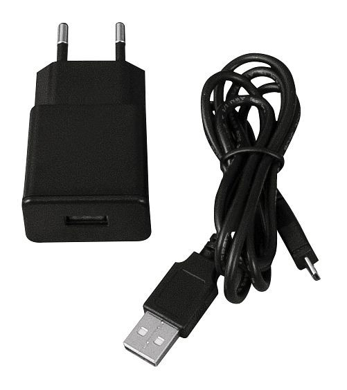 Kraftwerk Ladegerät IN AC 100-240V / OUT DC 5V/1A, Mini-USB, 32000AL
