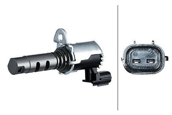 HELLA Steuerventil, Nockenwellenverstellung, 2-polig, Einlassseite, 6NW 358 188-051