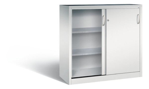 C+P Schiebetürenschrank Acurado, H1200xB1200xT500mm, Farbe: Lichtgrau, Bügelgriff, 2057-09 S10025