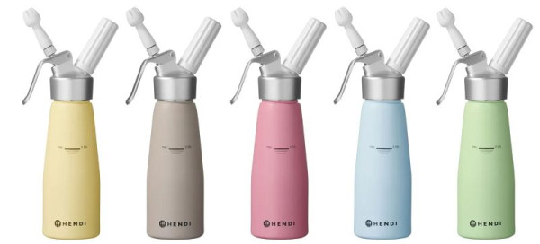 Hendi Sahnespender, taupe, Polypropylen, Aluminium, 975893