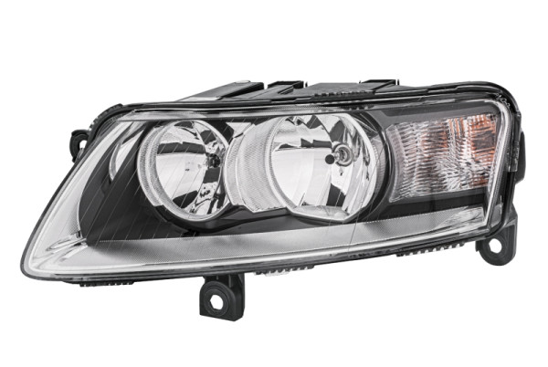 HELLA Halogen-Hauptscheinwerfer - für u.a. Audi A6 Avant (4F5, C6) - ECE/CCC - für Rechtsverkehr - links, 1EE 008 880-011