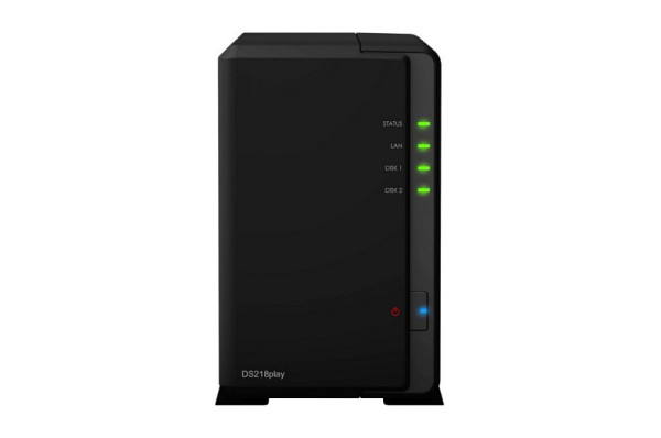 Synology Network Attached Storage, 2-Bay, Hotswap, ohne HDD, GBit LAN, 3x USB, SD-Slot, DS218PLAY