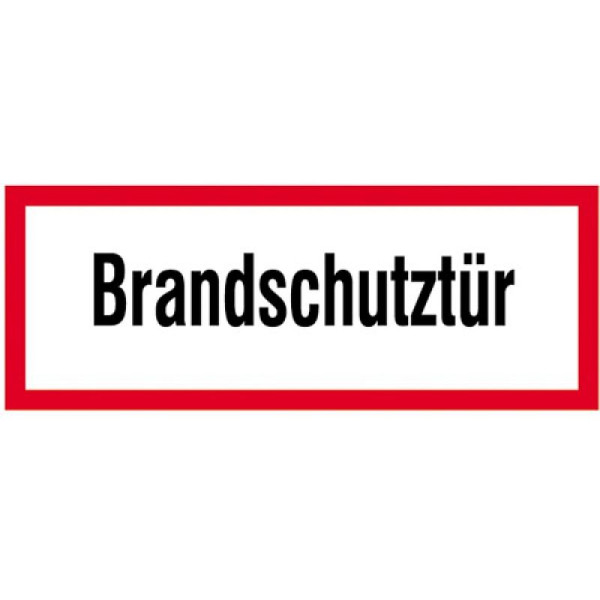 Stein HGS Hinweisschild, Brandschutztür I, 297 x 105 mm/Folie,selbstklebend, 21.2544