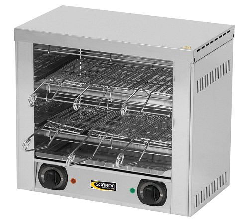 SOFINOR Toaster, Doppelmodell, Grillabmessung: 2/9, Edelstahlkörper, GT2